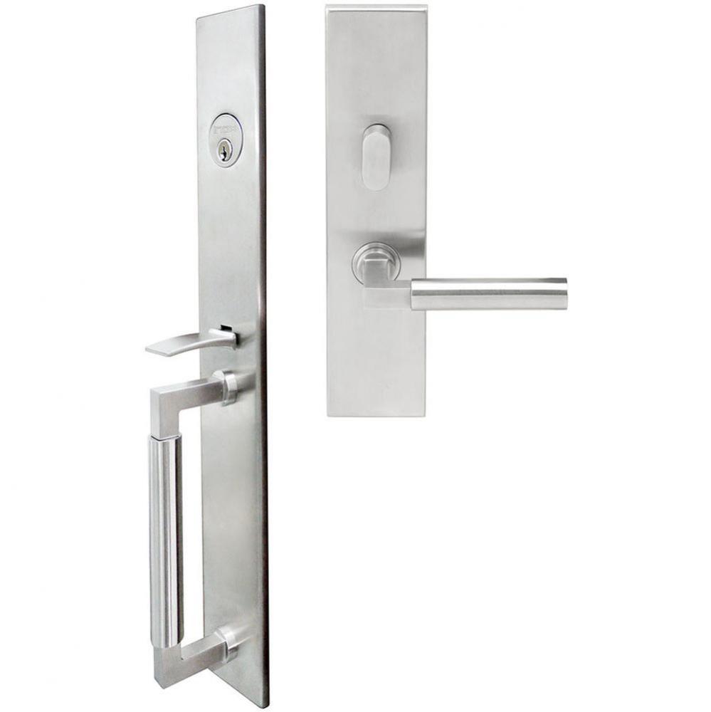 ME Handleset MT Mortise 221 Aurora Entry 2-1/2''  32D RHR