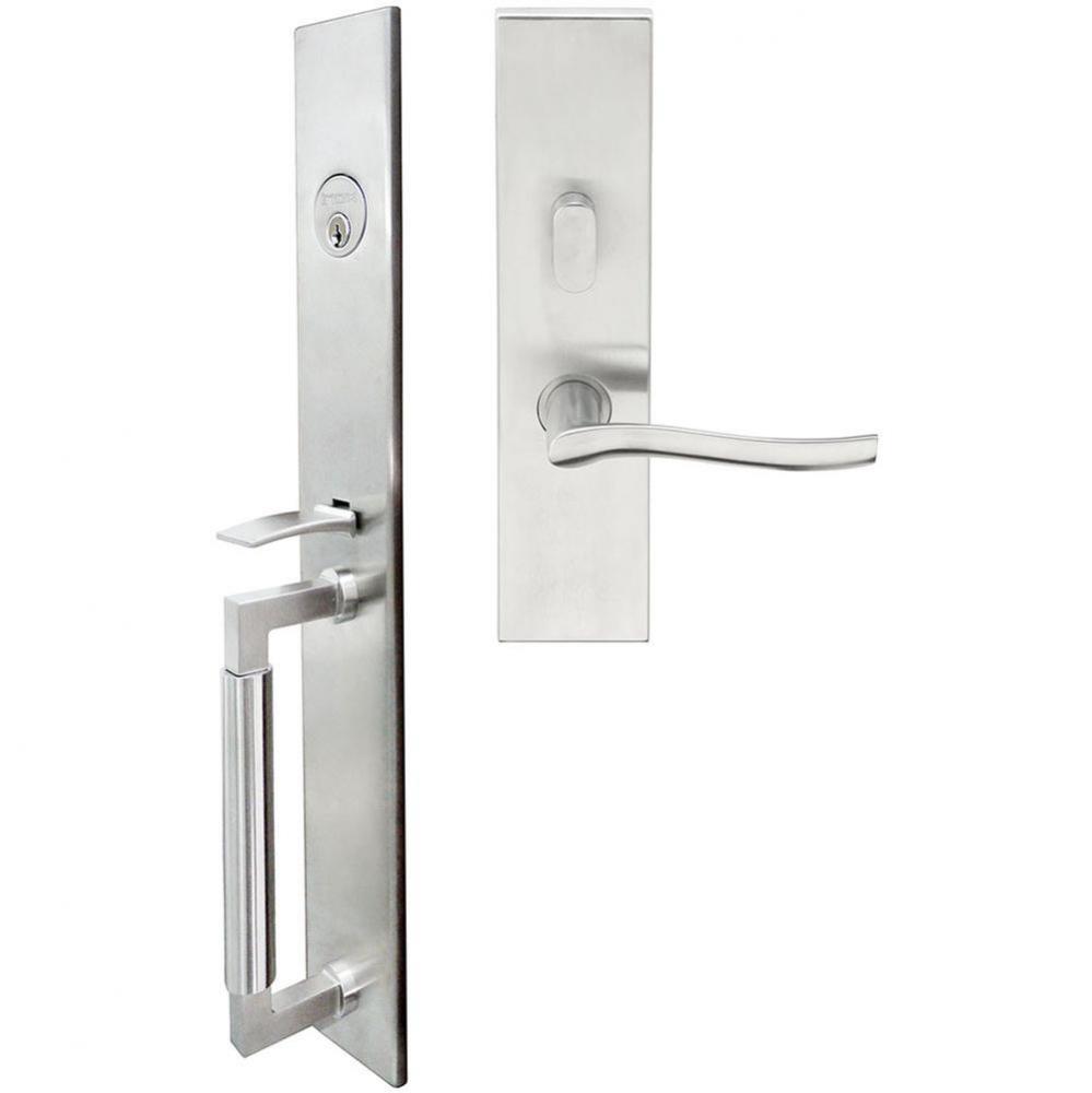 ME Handleset MT Mortise 225 Waterfall Entry 2-1/2''  32D RH