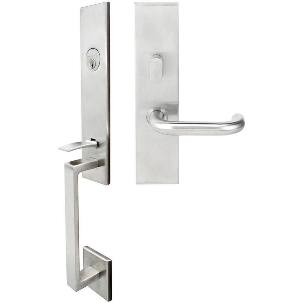 MH Handleset MT Mortise 102 Munich Entry 2-3/4''  32D LH