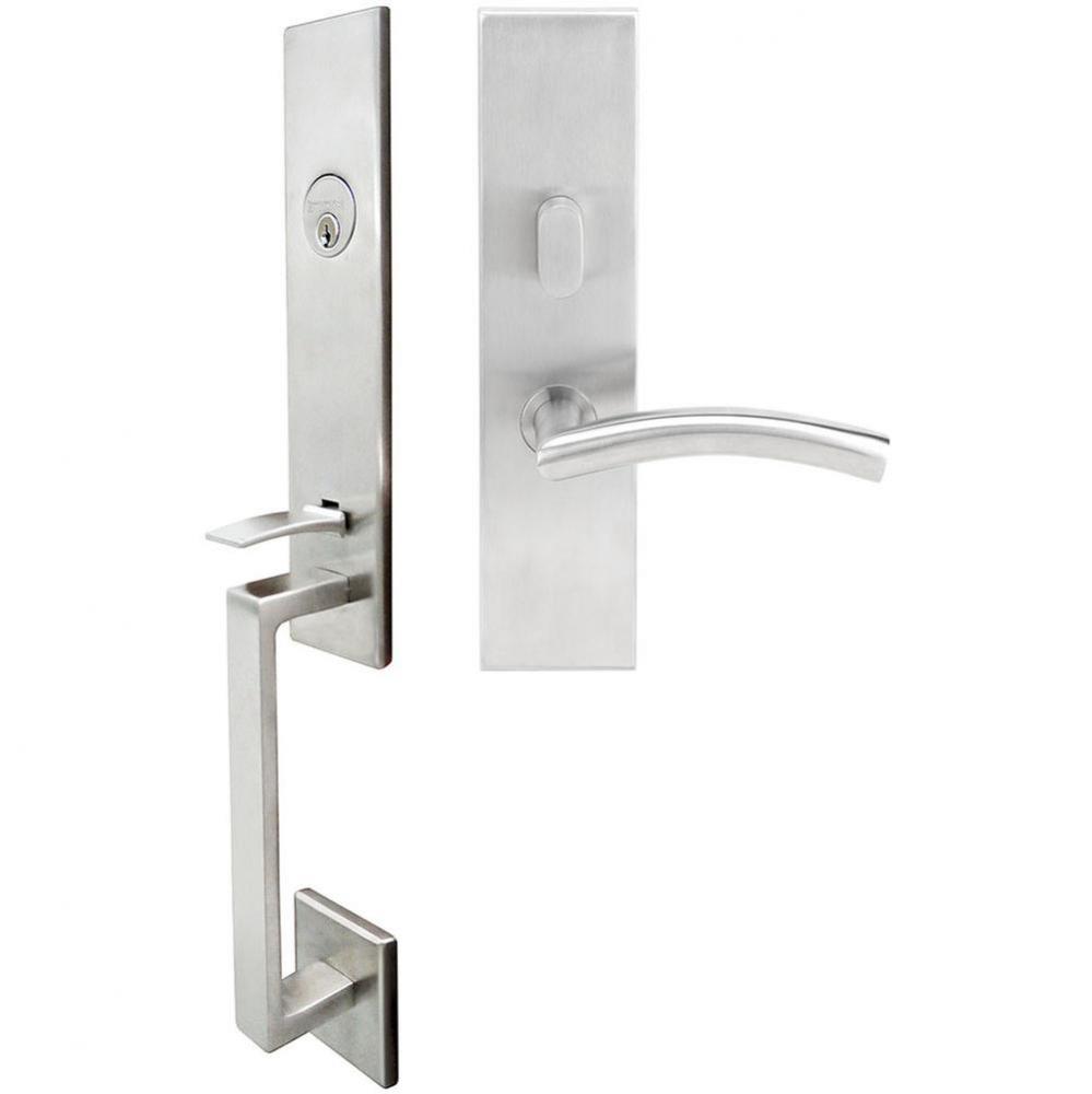MH Handleset MT Mortise 104 Brussels Entry 2-3/4''  32D RH