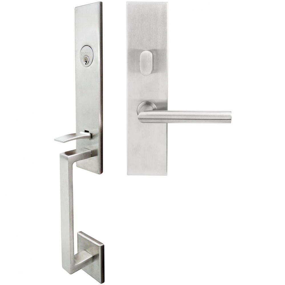 MH Handleset MT Mortise 107 Stockholm Entry 2-1/2''  32D RHR