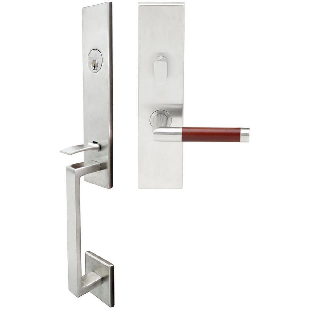 MH Handleset MT Mortise 213 Cabernet Entry 2-3/4''  32D RHR