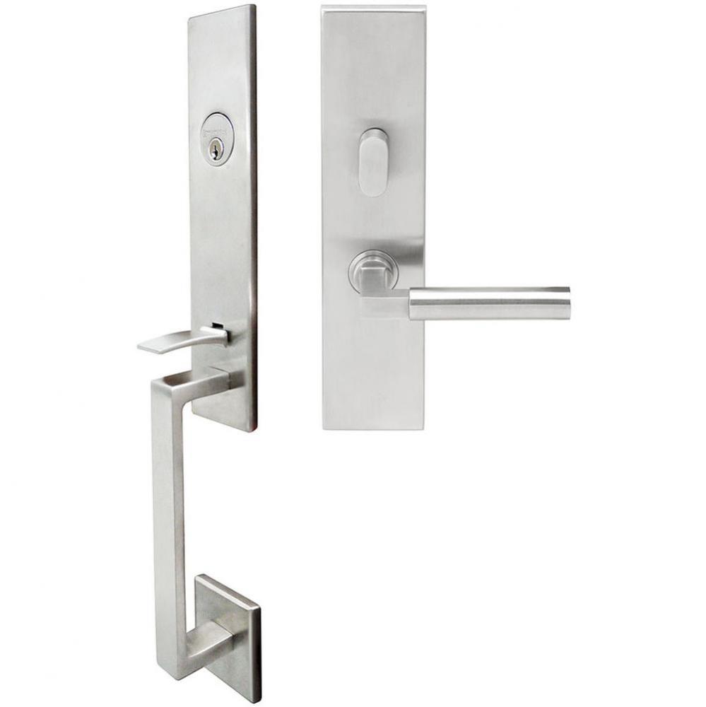 MH Handleset MT Mortise 221 Aurora Entry 2-3/4''  32D RHR