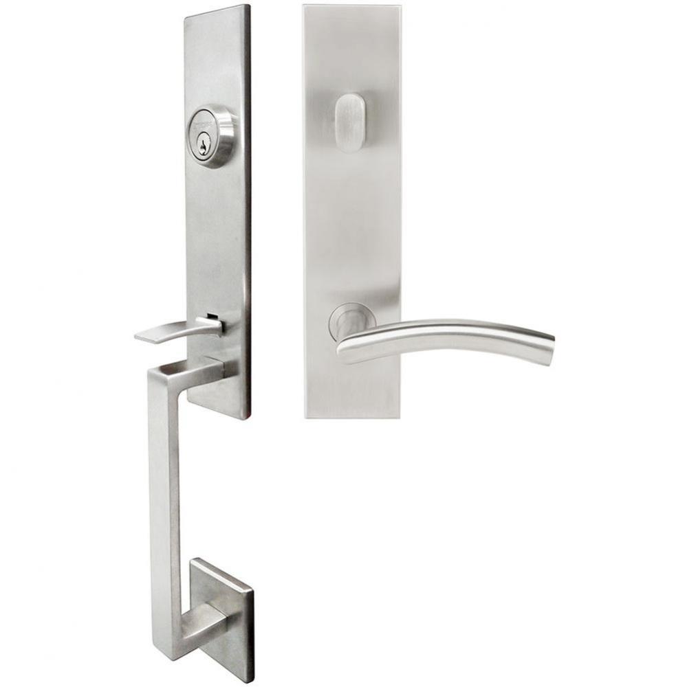 MH Handleset Tubular Brussels Entry 2-3/8''  32D RHR