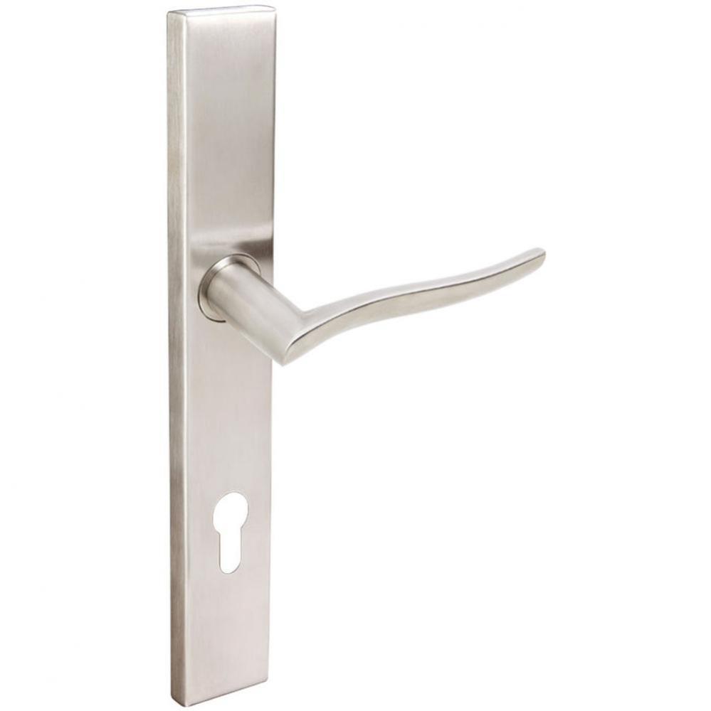 MU Multipoint 225 Waterfall Euro Entry Lever High US32D LH