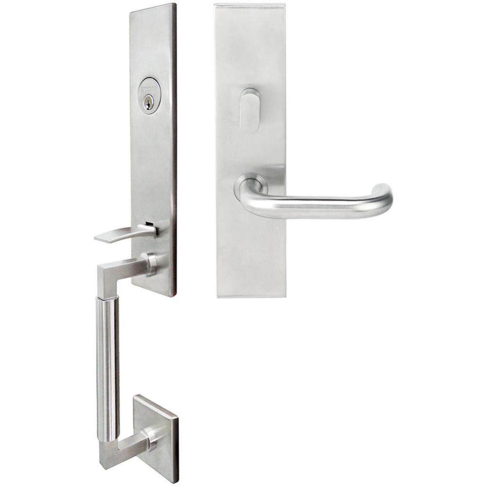 NY Handleset MT Mortise Munich Entry 2-3/4''  32D LHR