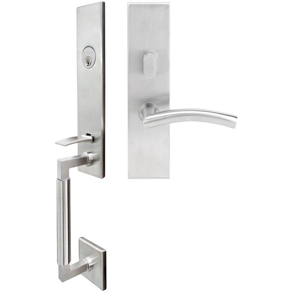 NY Handleset MT Mortise Brussels Entry 2-1/2''  32D LH
