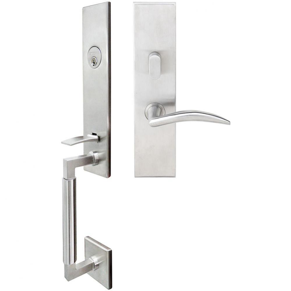 NY Handleset MT Mortise Air-stream Entry 2-1/2''  32D LHR