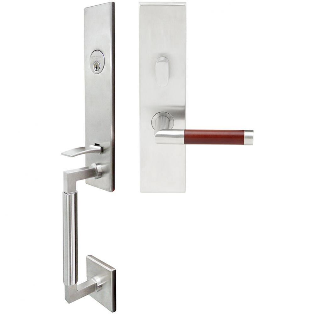 NY Handleset MT Mortise Cabernet Entry 2-3/4''  32D LH