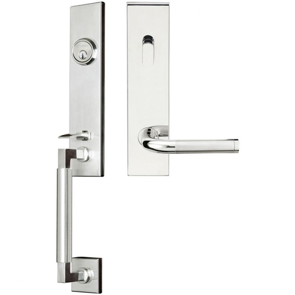 NY Handleset Tubular Vienna Entry 2-3/4''  32 LHR