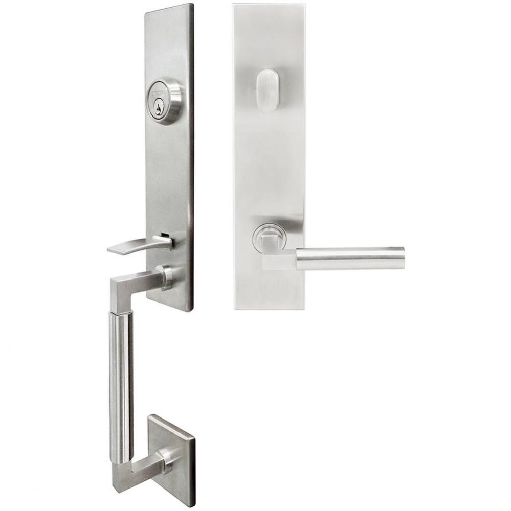 NY Handleset Tubular Aurora Entry 2-3/8''  32D LHR