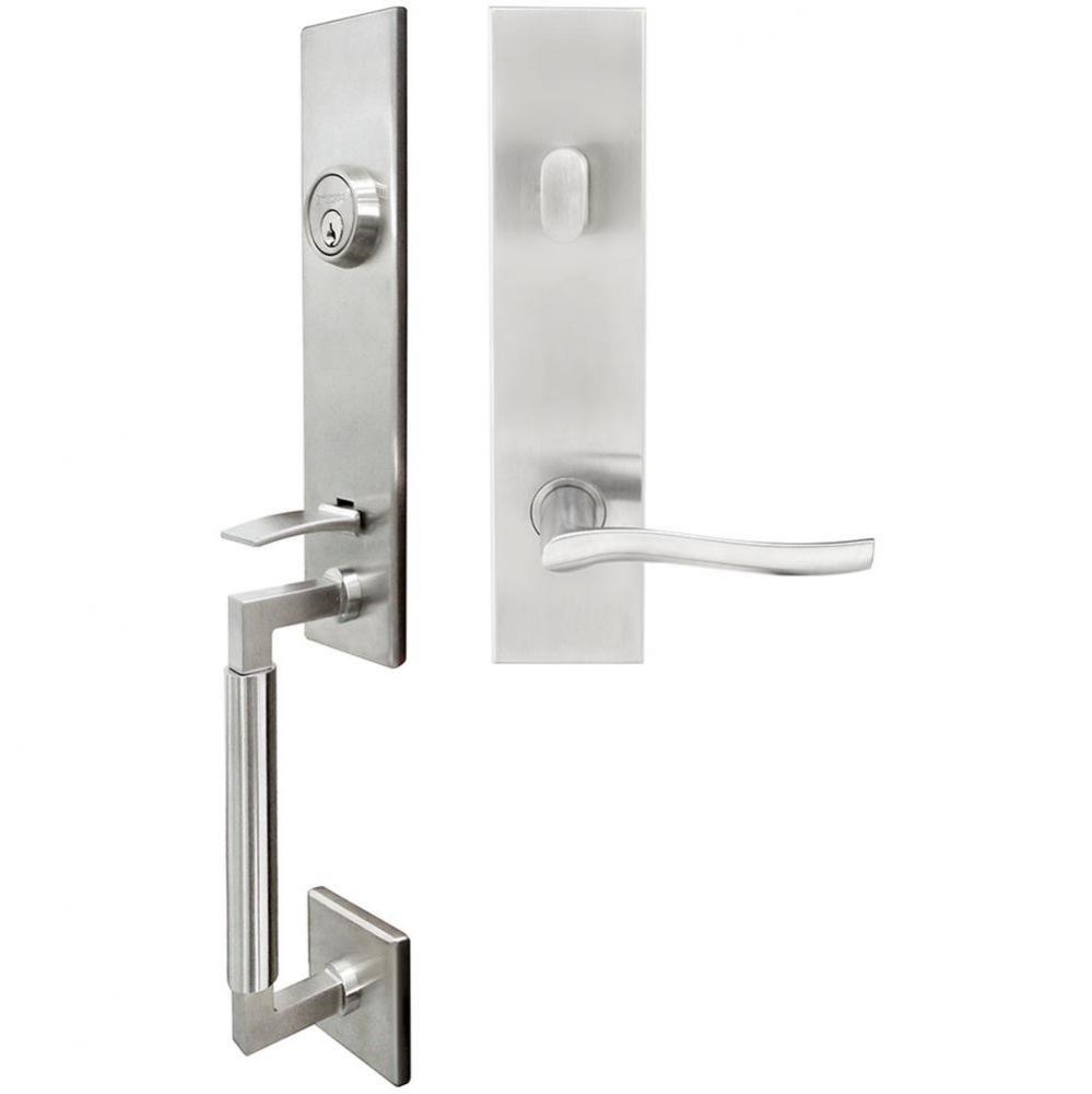 NY Handleset Tubular Waterfall Entry 2-3/4''  32D LH