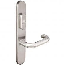 Inox BP102MA55-VL-32D-RH - BP Multipoint 102 Munich US Entry Lever Low US32D RH