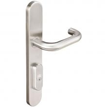 Inox BP102MA55-VH-32D-LH - BP Multipoint 102 Munich US Entry Lever High US32D LH