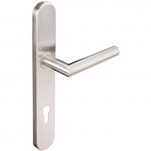 Inox BP105MA35-VH-32D-LH - BP Multipoint 105 Frankfurt Euro Entry Lever High US32D LH