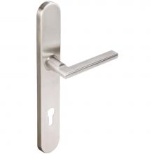 Inox BP243MA35-VH-32D-LH - BP Multipoint 243 Sunrise Euro Entry Lever High US32D LH