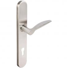 Inox BP351MA35-VH-32D-LH - BP Multipoint 351 Toronto Euro Entry Lever High US32D LH