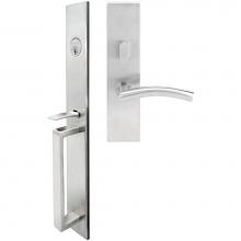 Inox BW104MT720-32D-RHR - BW Handleset MT Mortise 104 Brussels Entry 2-3/4''  32D RHR