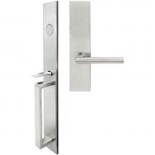 Inox BW105MTEDP-32D-LH - BW Handleset MT Mortise 105 Frankfurt Full Dummy 32D LH