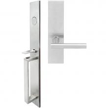 Inox BW106MTEDP-32D-LH - BW Handleset MT Mortise 106 Copenhagen Full Dummy 32D LH