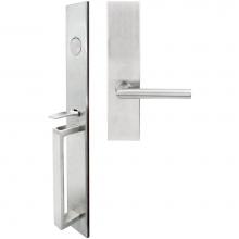 Inox BW107MTEDP-32D-LH - BW Handleset MT Mortise 107 Stockholm Full Dummy 32D LH
