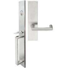 Inox BW109MTEDP-32D-RH - BW Handleset MT Mortise 109 Stuttgart Full Dummy 32D RH