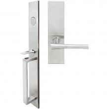 Inox BW214MTEDP-32D-LH - BW Handleset MT Mortise 214 Champagne Full Dummy 32D LH