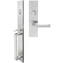 Inox BW221MT720-32D-RHR - BW Handleset MT Mortise 221 Aurora Entry 2-3/4''  32D RHR