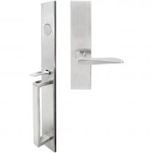 Inox BW344MTEDP-32D-LH - BW Handleset MT Mortise 344 Ecco Full Dummy 32D LH