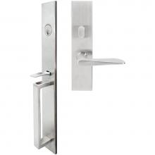Inox BW344MT620-32D-LHR - BW Handleset MT Mortise 344 Ecco Entry 2-1/2''  32D LHR