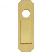 Inox FH3203-3 - PD Series Pocket Door Pull 3203 Entry w/Cyl Hole US3