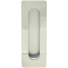 Inox FHIX03-32 - Rectangular Pocket/Cup Pull w/Oblong Opening, US32