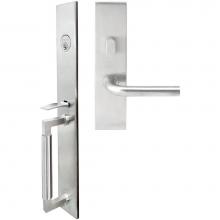 Inox ME101MT720-32D-LHR - ME Handleset MT Mortise 101 Cologne Entry 2-3/4''  32D LHR