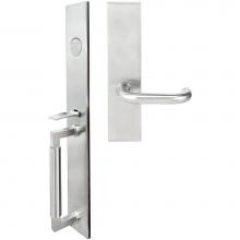 Inox ME102MTEDP-32D-RH - ME Handleset MT Mortise 102 Munich Full Dummy 32D RH