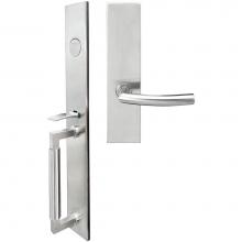 Inox ME103MTEDP-32D-RH - ME Handleset MT Mortise 103 Oslo Full Dummy 32D RH