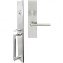 Inox ME105MT620-32D-RHR - ME Handleset MT Mortise 105 Frankfurt Entry 2-1/2''  32D RHR