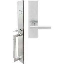 Inox ME106MTEDP-32D-LH - ME Handleset MT Mortise 106 Copenhagen Full Dummy 32D LH
