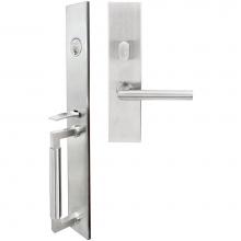 Inox ME107MT620-32D-LHR - ME Handleset MT Mortise 107 Stockholm Entry 2-1/2''  32D LHR