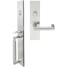 Inox ME109MT620-32D-RHR - ME Handleset MT Mortise 109 Stuttgart Entry 2-1/2''  32D RHR