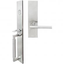 Inox ME214MTEDP-32D-RH - ME Handleset MT Mortise 214 Champagne Full Dummy 32D RH