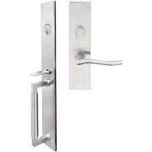 Inox ME225MT620-32D-RH - ME Handleset MT Mortise 225 Waterfall Entry 2-1/2''  32D RH