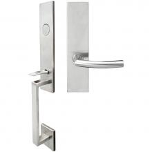 Inox MH103MTEDP-32D-LH - MH Handleset MT Mortise 103 Oslo Full Dummy 32D LH