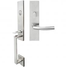 Inox MH103MT620-32D-RH - MH Handleset MT Mortise 103 Oslo Entry 2-1/2''  32D RH