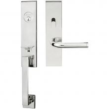 Inox MH108MT720-SP-LHR - MH Handleset MT Mortise 108 Vienna Entry 2-3/4''  32 LHR