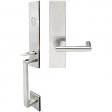 Inox MH109MTEDP-32D-RH - MH Handleset MT Mortise 109 Stuttgart Full Dummy 32D RH