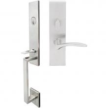 Inox MH311MT720-32D-RH - MH Handleset MT Mortise 311 Crest Entry 2-3/4''  32D RH