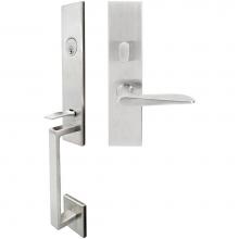 Inox MH344MT620-32D-RH - MH Handleset MT Mortise 344 Ecco Entry 2-1/2''  32D RH