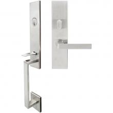 Inox MH345MT720-32D-RH - MH Handleset MT Mortise 345 Tokyo Entry 2-3/4''  32D RH