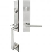 Inox MH105C573-32D-LH - MH Handleset Tubular Frankfurt Entry 2-3/4''  32D LH