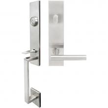 Inox MH106C573-32D-LHR - MH Handleset Tubular Copenhagen Entry 2-3/4''  32D LHR
